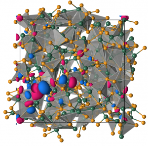 Defects states in amorphours GeTe4